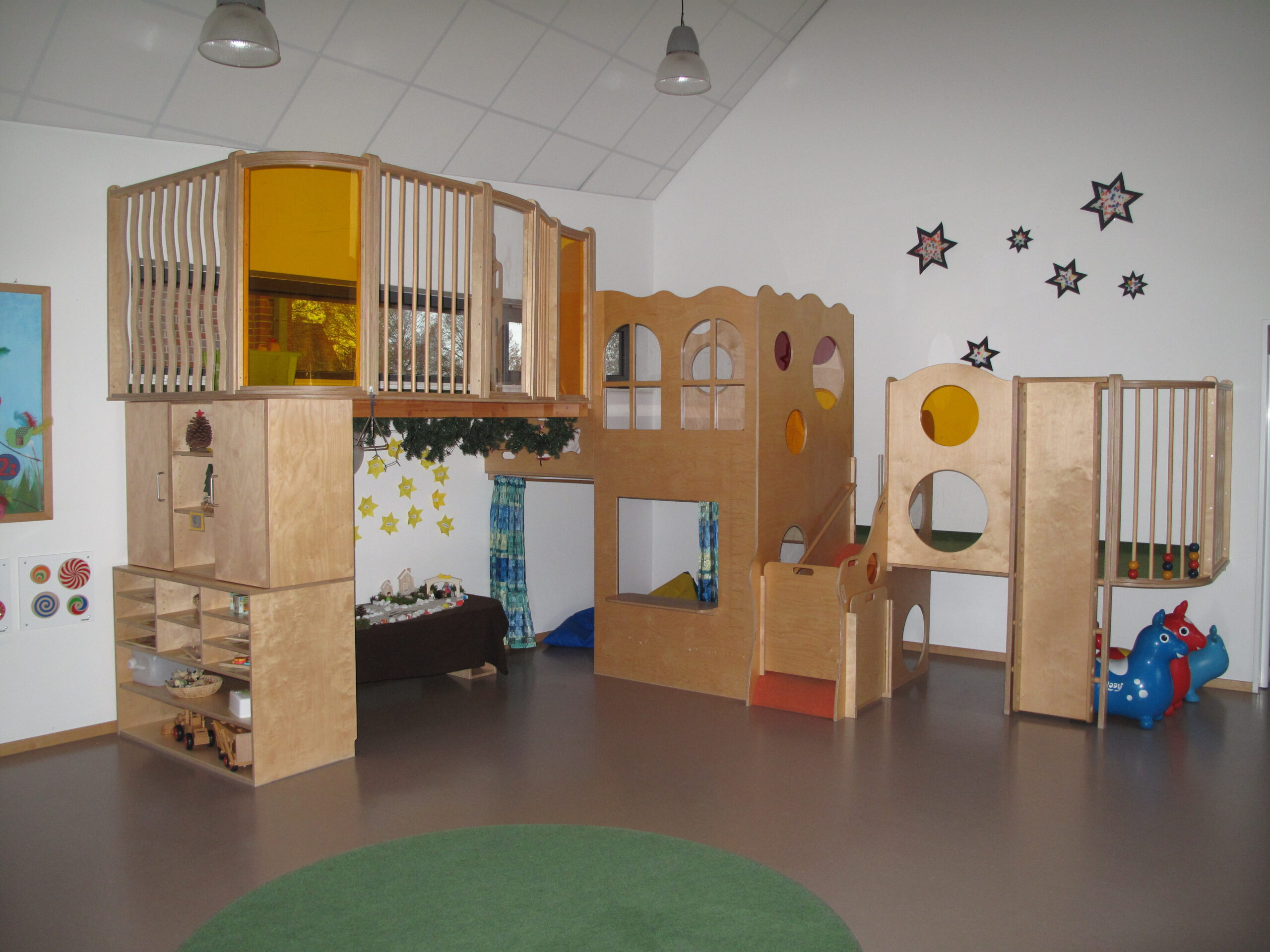 Die Spiellandschaft im Spatzennest.