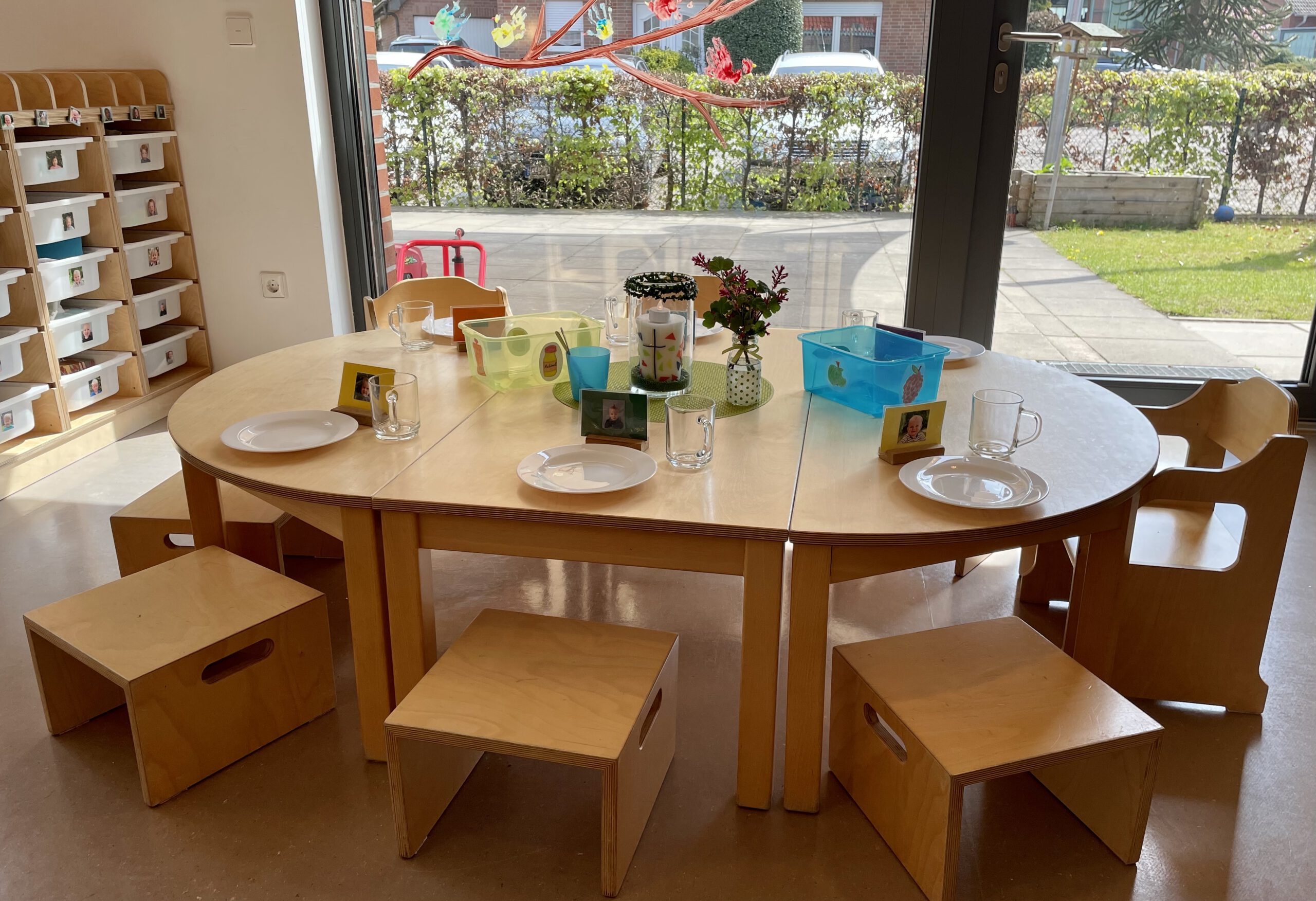 Hier essen die Kinder im Spatzennest.